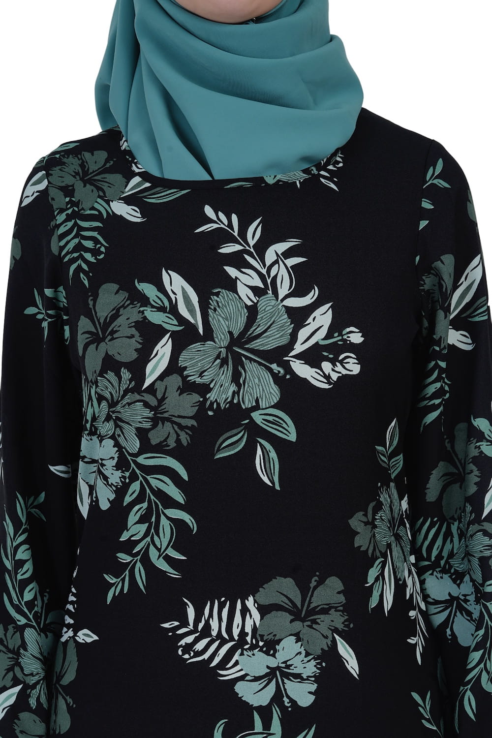 Printed Crepe Abaya AYP-638