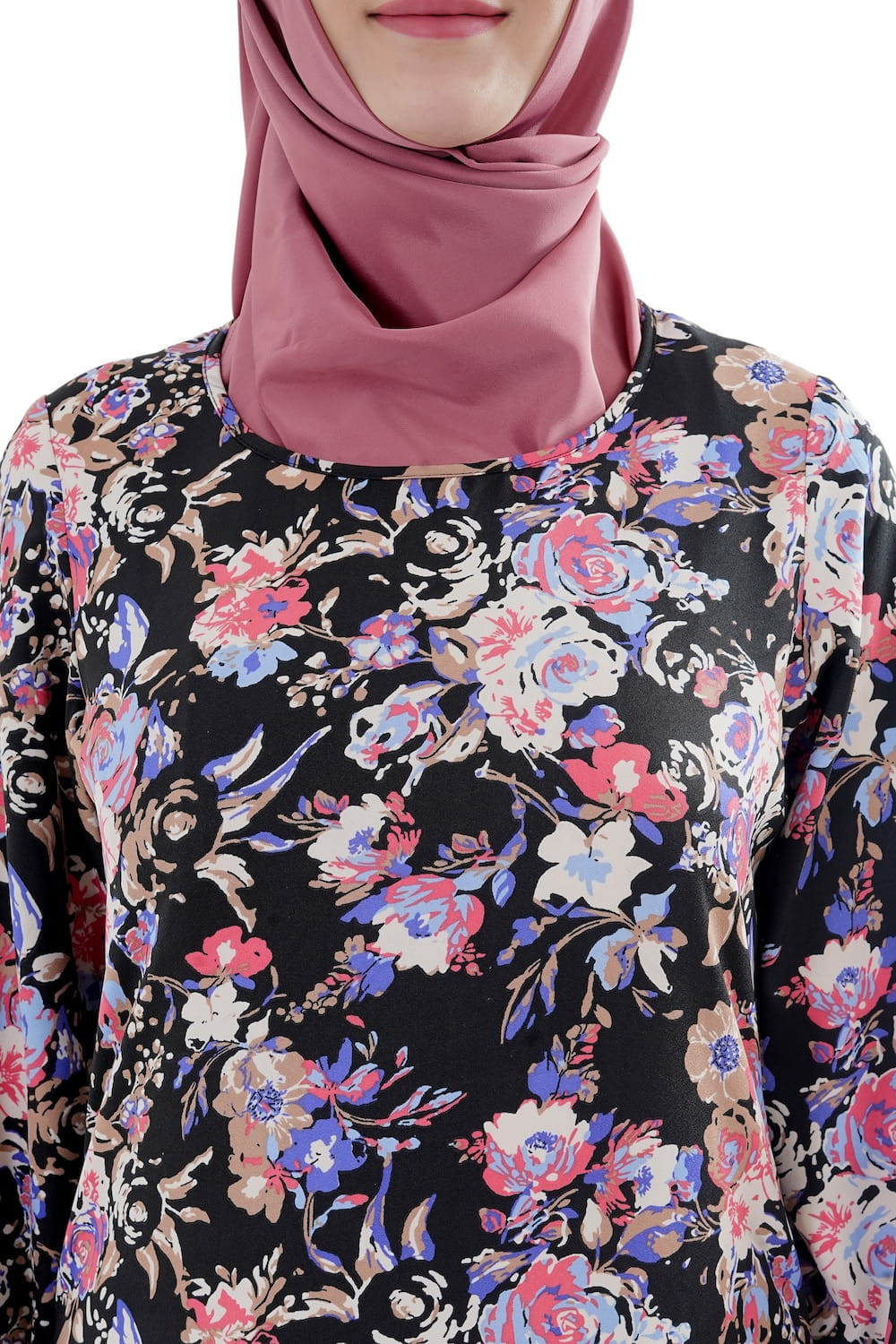 Printed Crepe Abaya AYP-641