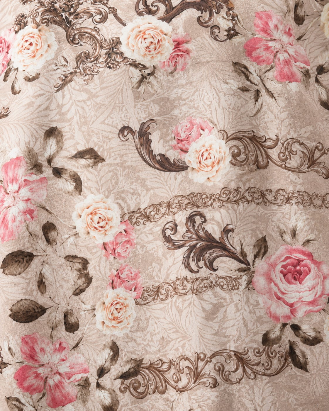 Printed Crepe Abaya AYP-645