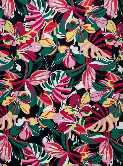 Printed Crepe Abaya AYP-666