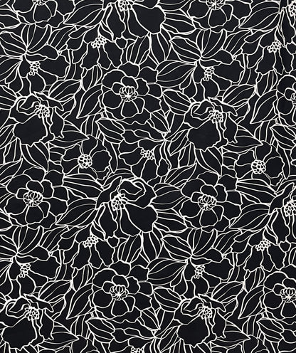Printed Crepe Abaya AYP-679