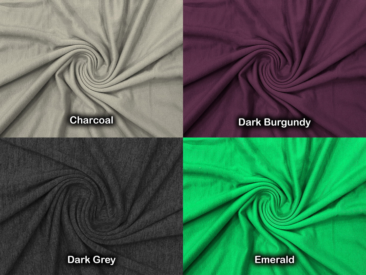 Rayon Spandex Jersey Knit Fabric, 64" Wide, 220 GSM, Per Yard