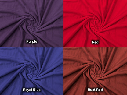 Rayon Spandex Jersey Knit Fabric, 64" Wide, 220 GSM, Per Yard