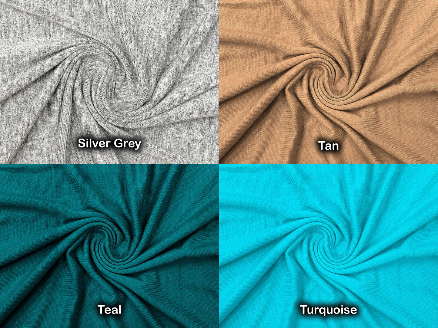 Rayon Spandex Jersey Knit Fabric, 64" Wide, 220 GSM, Per Yard