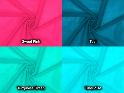 Polyester Georgette Fabric, 40" Wide, 70 GSM, Per Yard