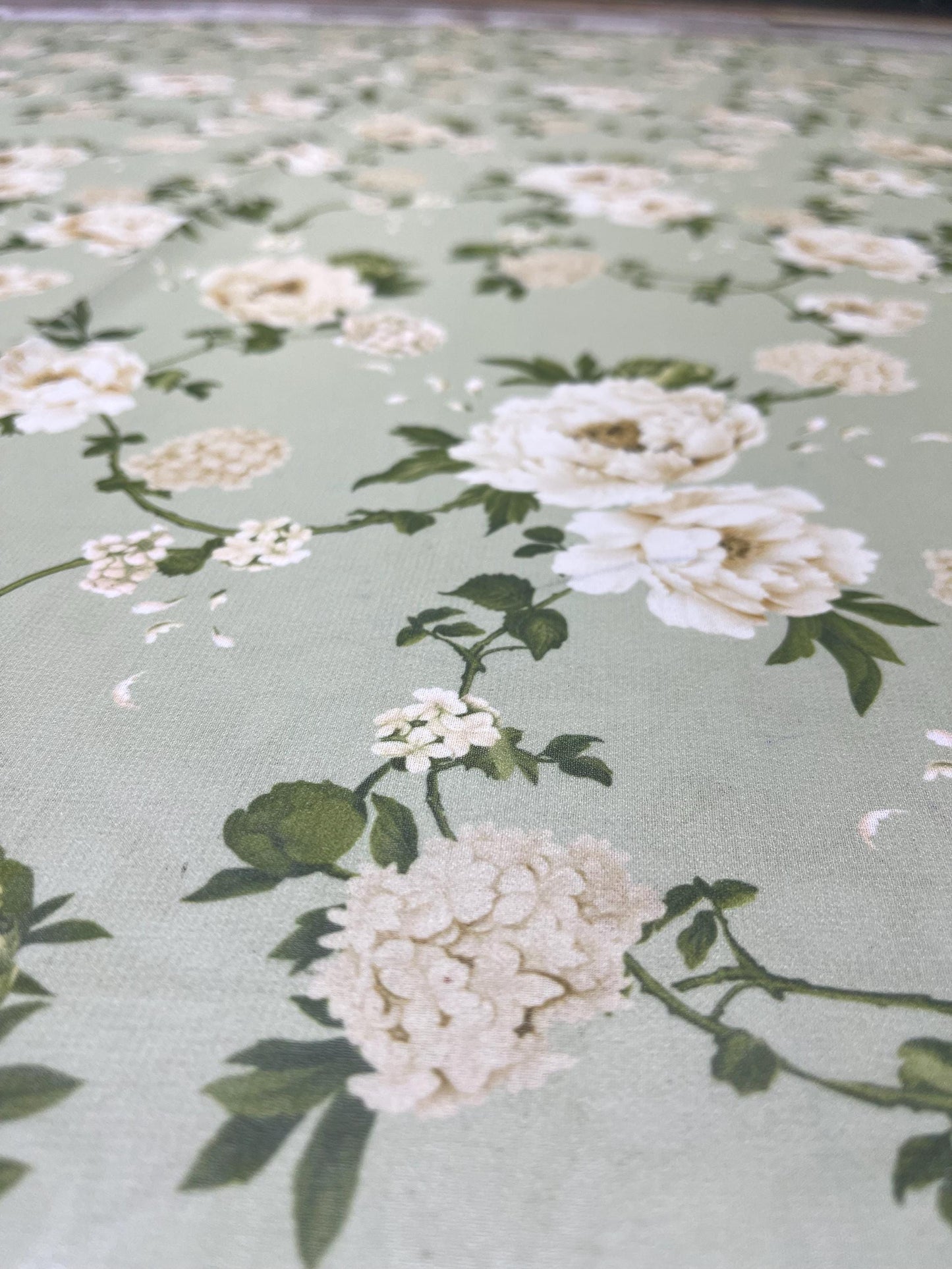 Printed Georgette Polyester Fabric, Woven, 70 GSM, Breathable, 42" Wide, Per Yard, AYG-065, Floral Print