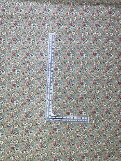 Printed Georgette Polyester Fabric, Woven, 70 GSM, Breathable, 42" Wide, Per Yard, AYG-070, Floral