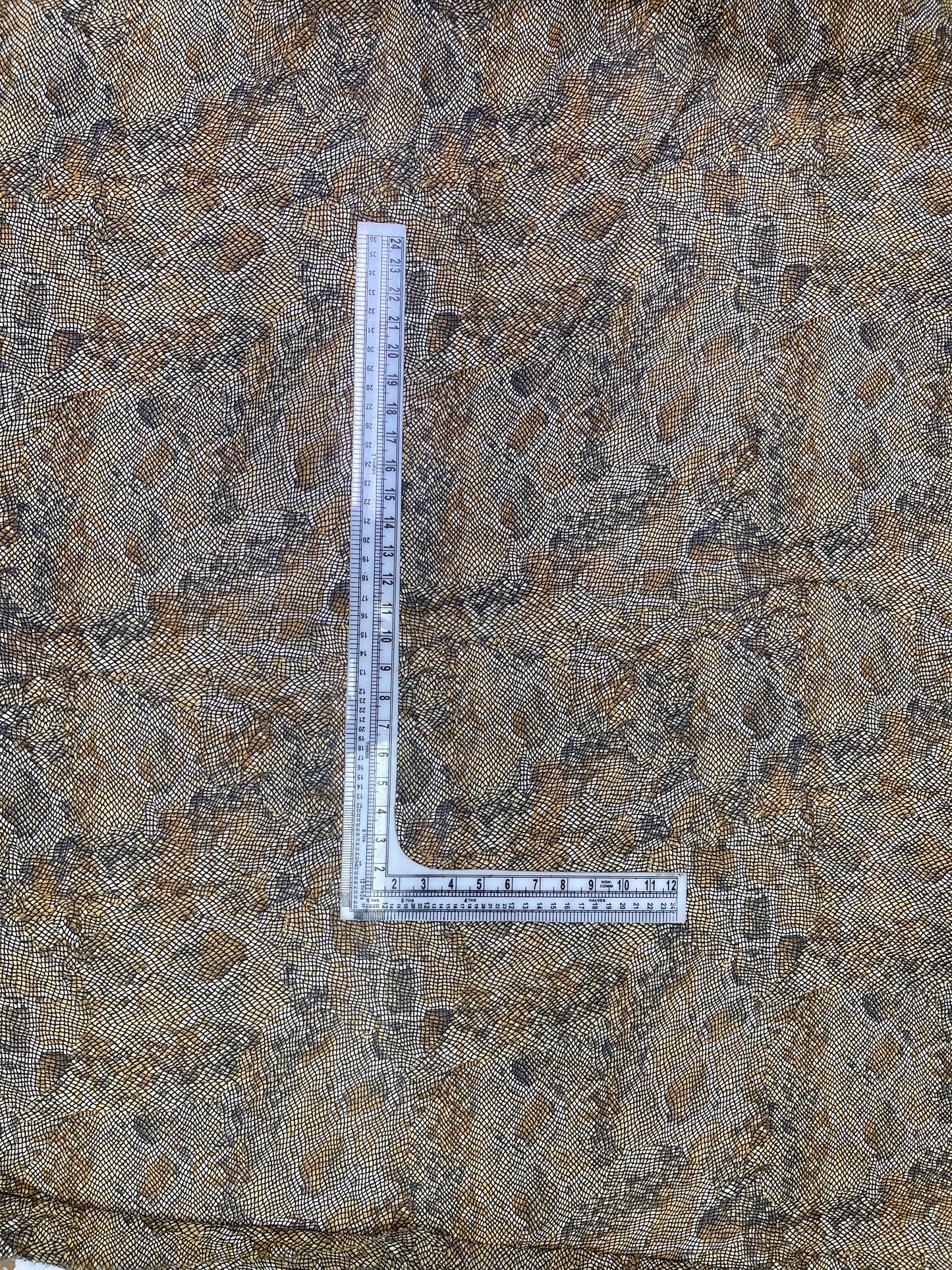 Printed Georgette Polyester Fabric, Woven, 70 GSM, Breathable, 42" Wide, Per Yard, AYG-064, Animal Print