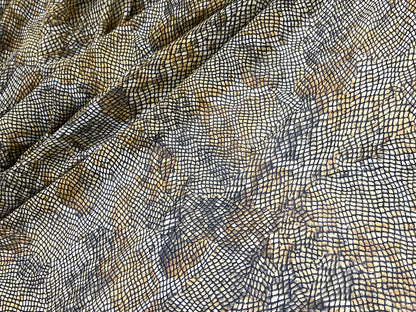 Printed Georgette Polyester Fabric, Woven, 70 GSM, Breathable, 42" Wide, Per Yard, AYG-064, Animal Print