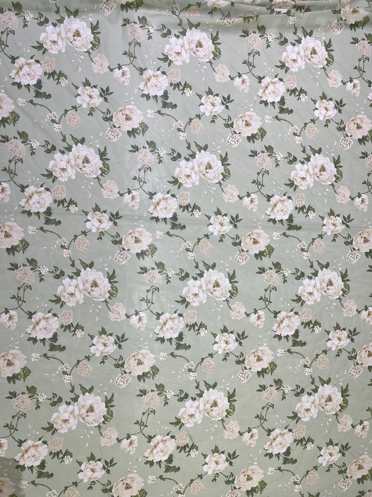Printed Georgette Polyester Fabric, Woven, 70 GSM, Breathable, 42" Wide, Per Yard, AYG-065, Floral Print