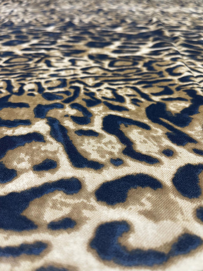 Printed Georgette Polyester Fabric, Woven, 70 GSM, Breathable, 42" Wide, Per Yard, AYG-022, Animal Print