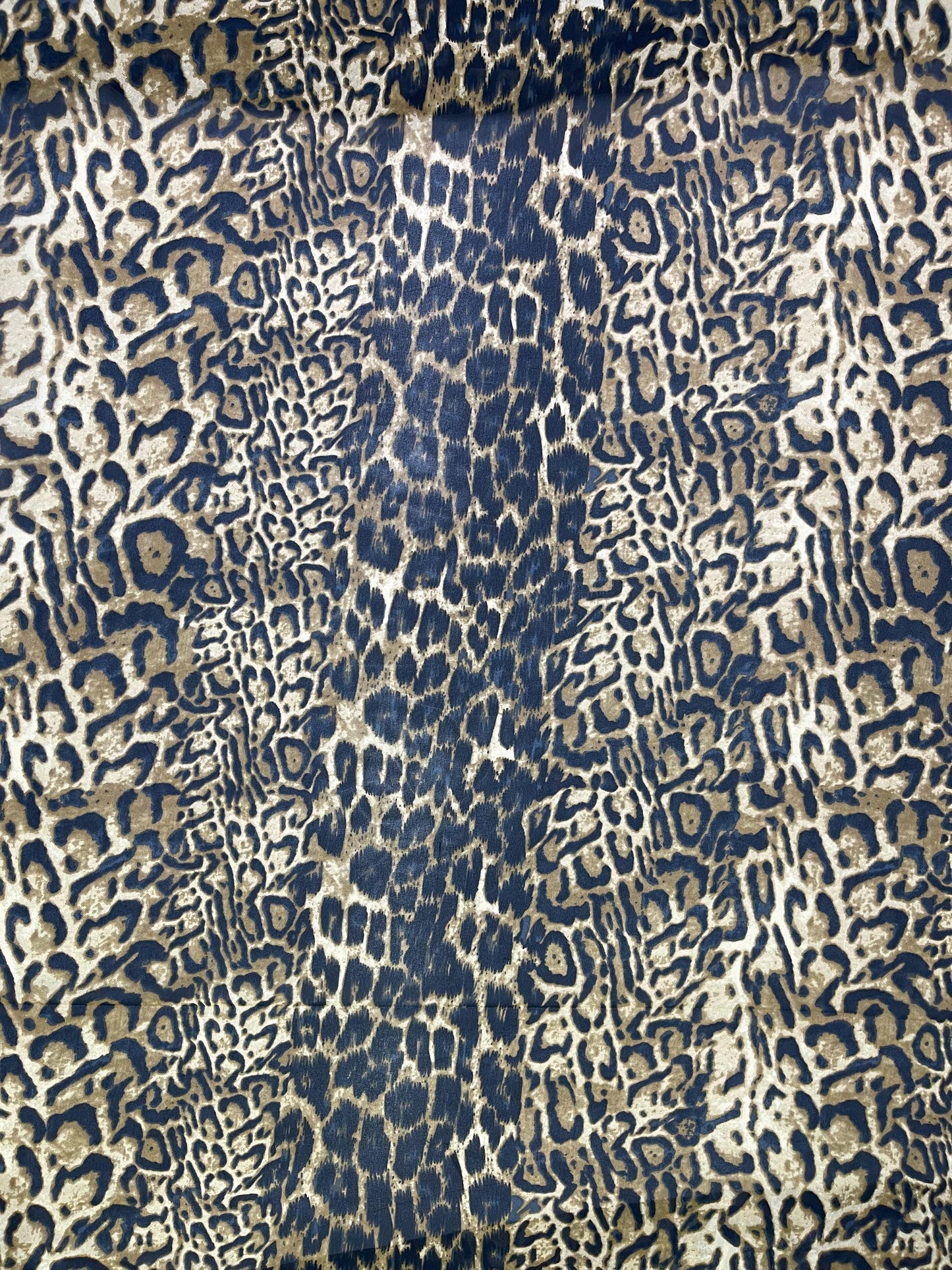 Printed Georgette Polyester Fabric, Woven, 70 GSM, Breathable, 42" Wide, Per Yard, AYG-022, Animal Print