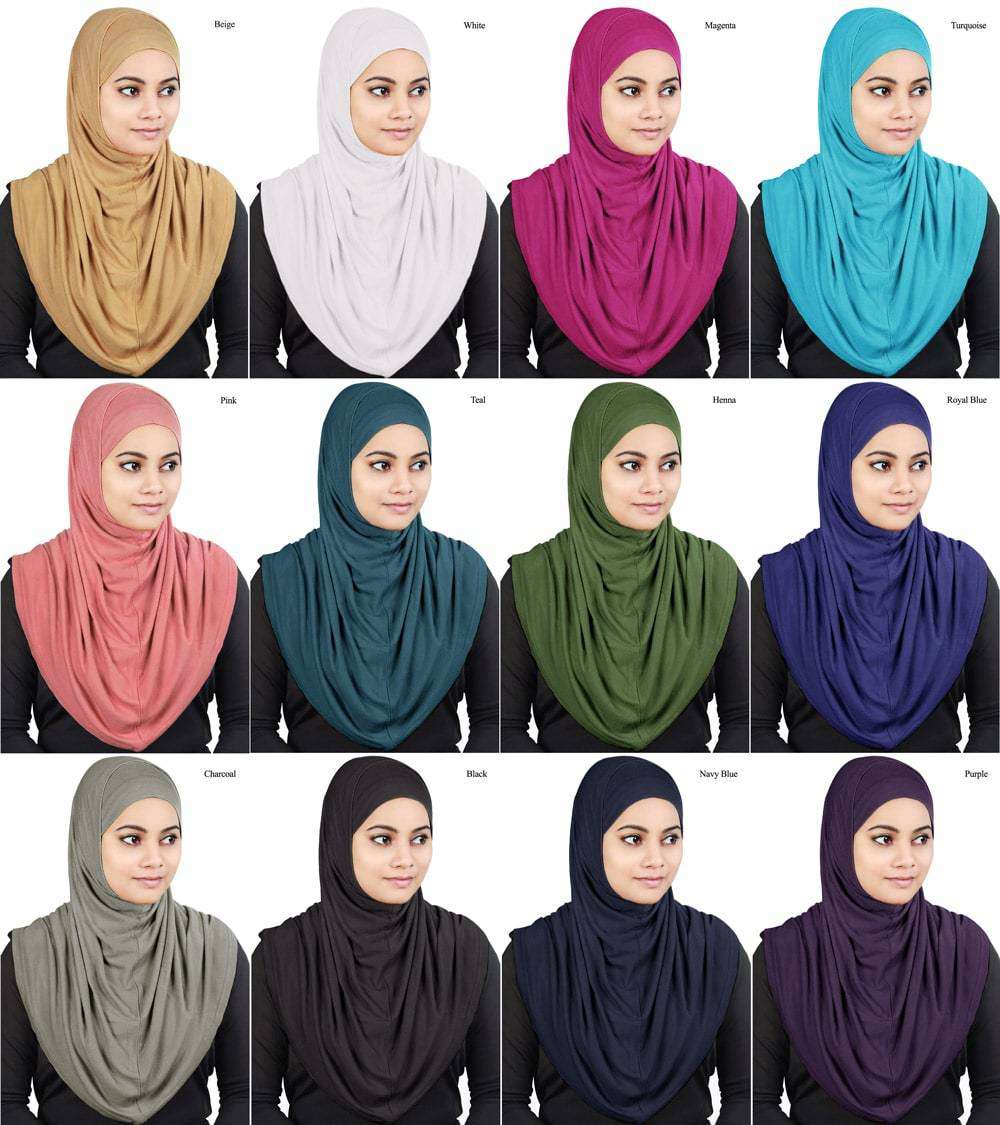 Two Piece Al-Amira Viscose Jersey Hijab