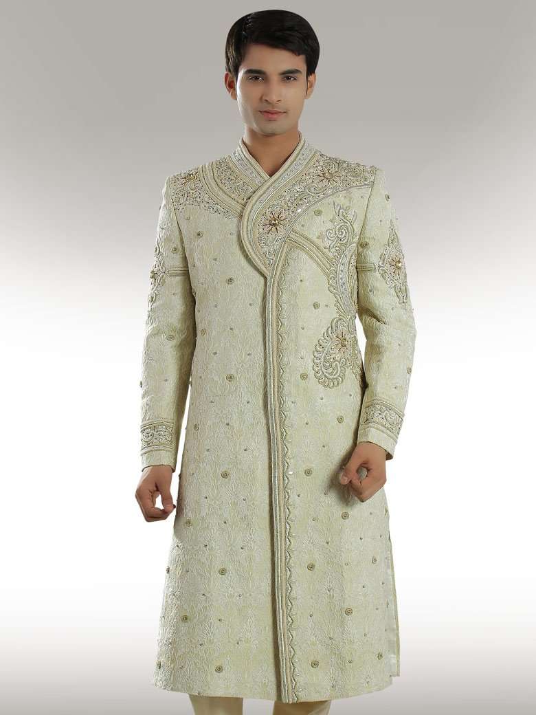 Charming Richlook off White Sherwani