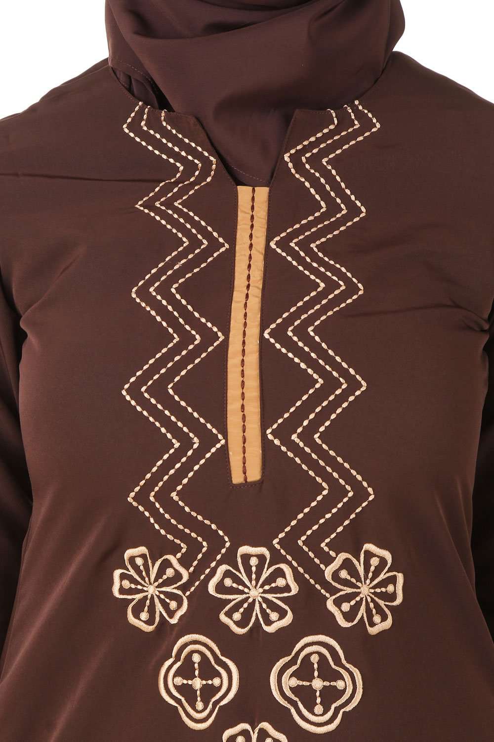 Hasna Brown Kashibo Tunic