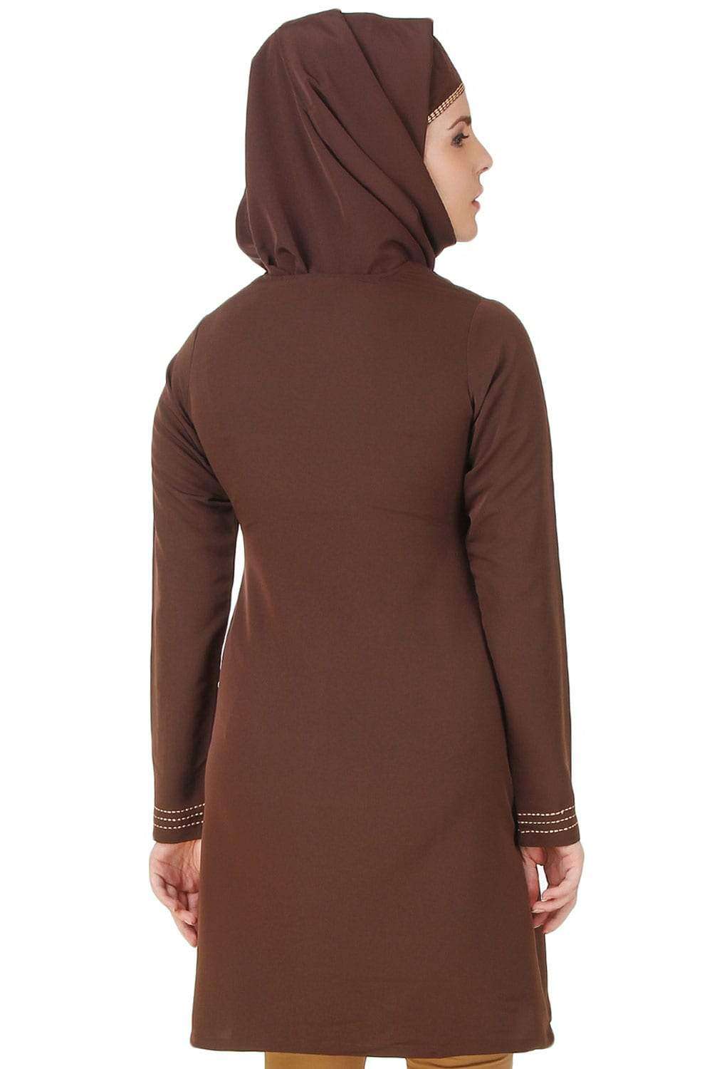 Hasna Brown Kashibo Tunic