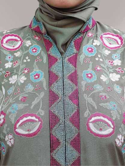 Bahiyyah Abaya Front Design