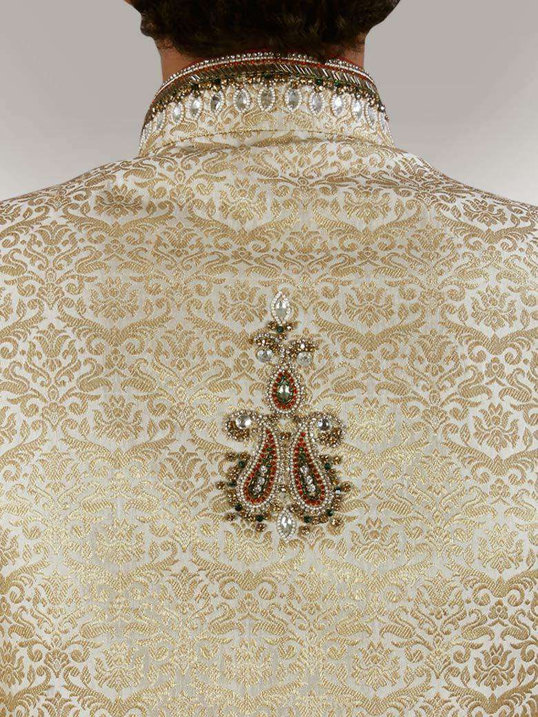 Masrur Designer Cream Sherwani