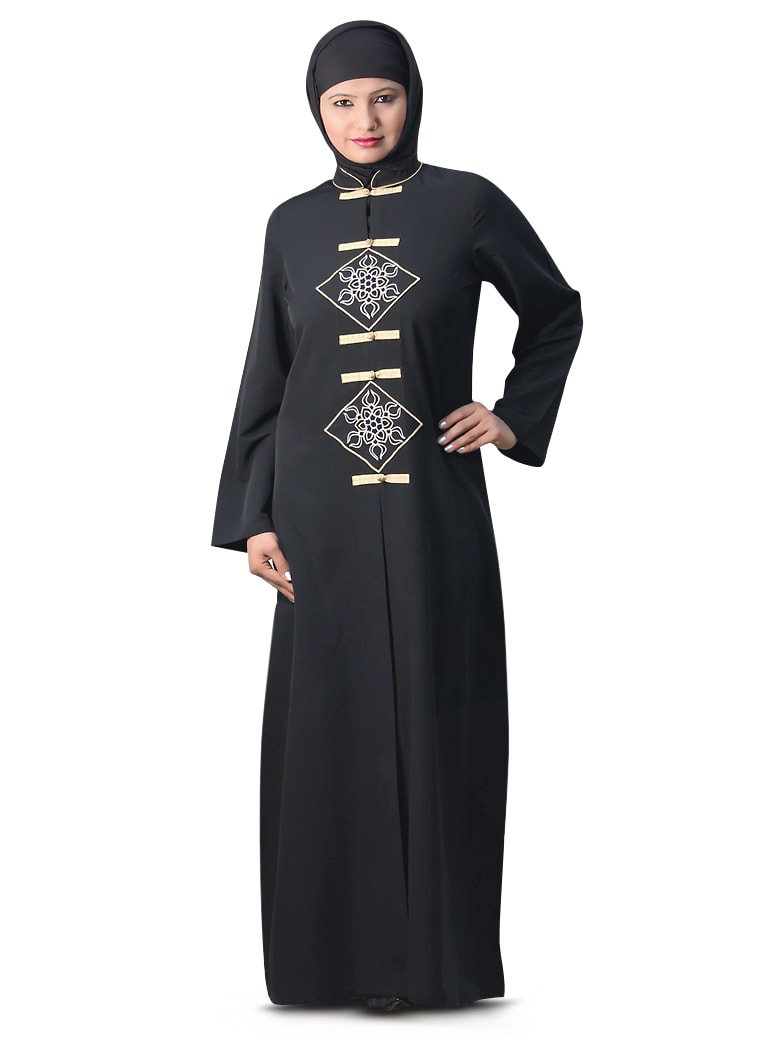 Stunning Embroidered Abaya Dress