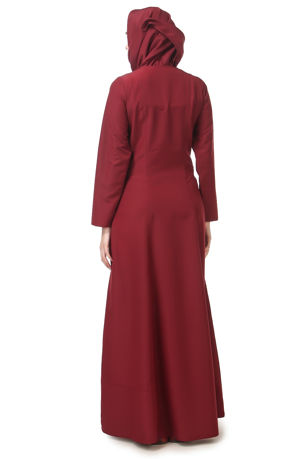 Fully Embroidered Side Panels Princess Seam Abaya