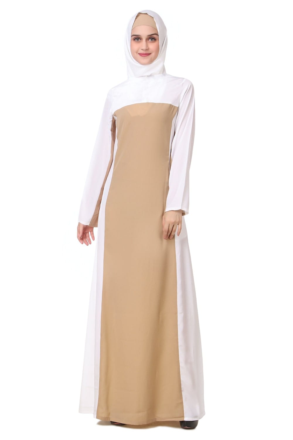 Modest Color Block Abaya