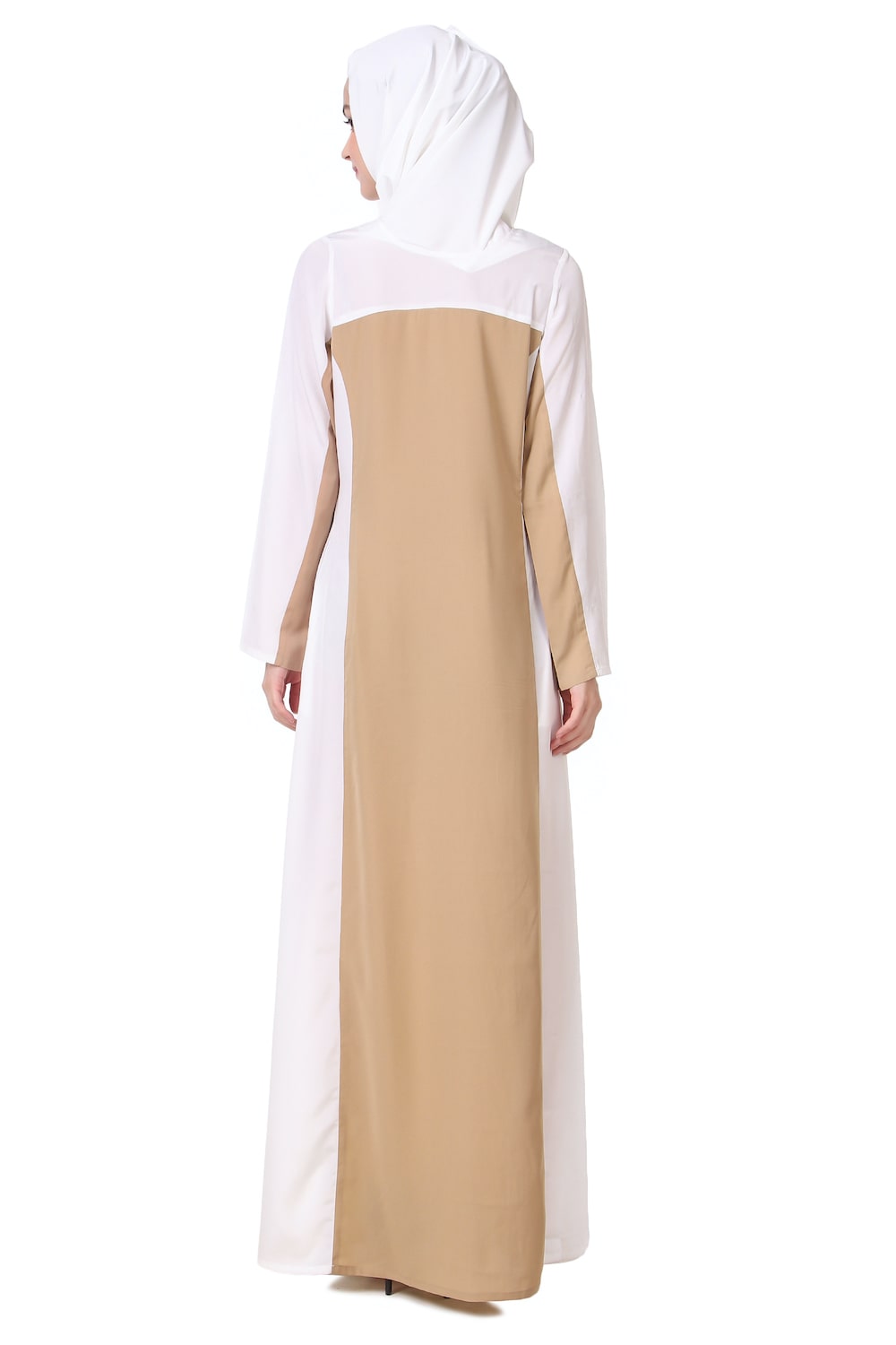 Modest Color Block Abaya