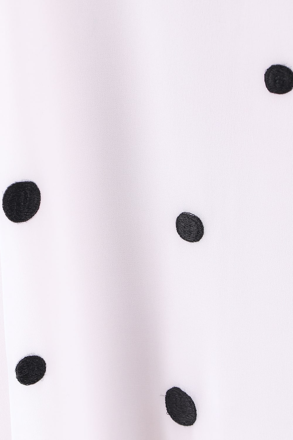 Retro Inspired Polka Dot Embroidery Abaya
