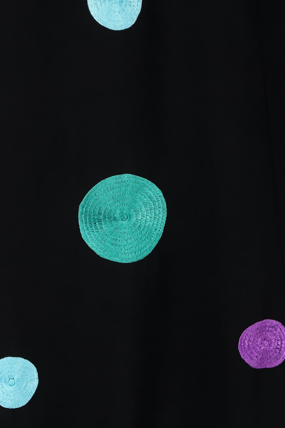 Polka Dot Embroidery Nida Abaya