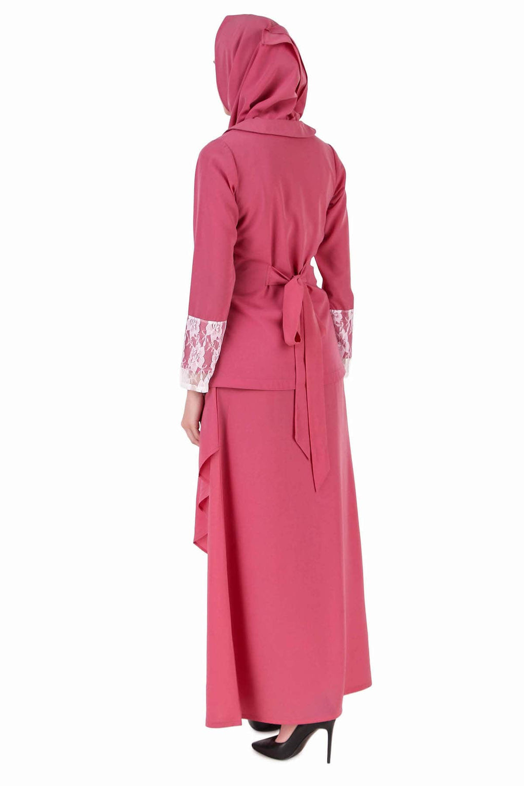 Designer Multi Layer Attached Jacket Style Abaya