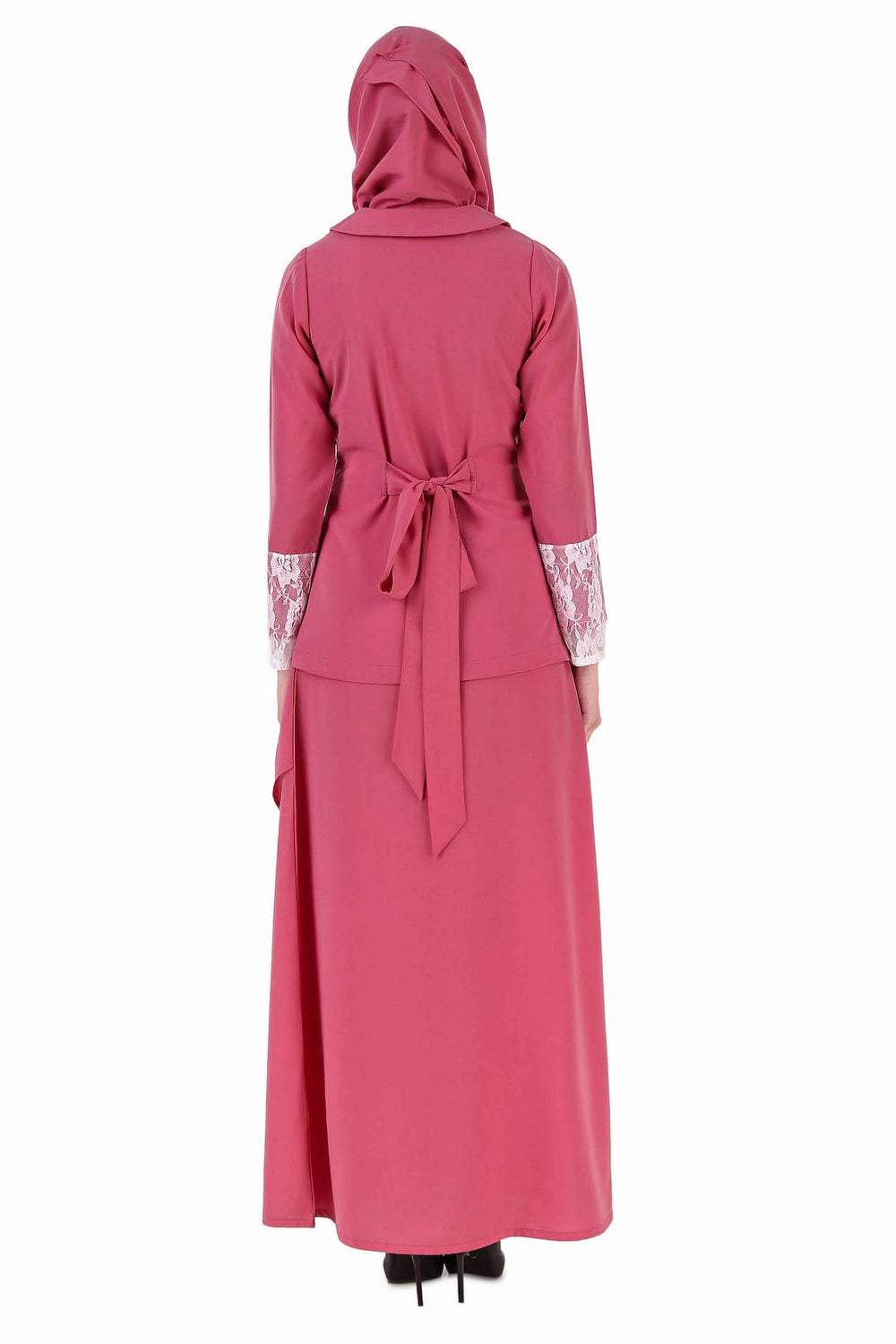 Designer Multi Layer Attached Jacket Style Abaya