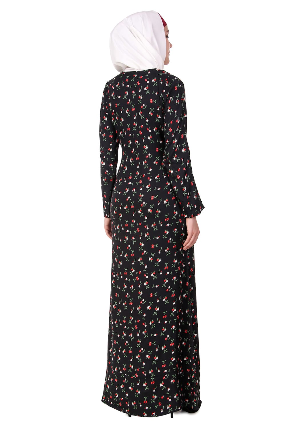Printed Crepe Abaya AYP-113