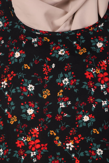 Printed Crepe Abaya AYP-121