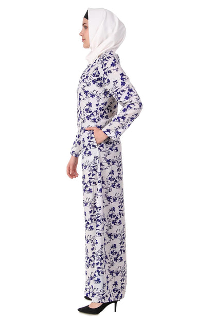 Printed Crepe Abaya AYP-134