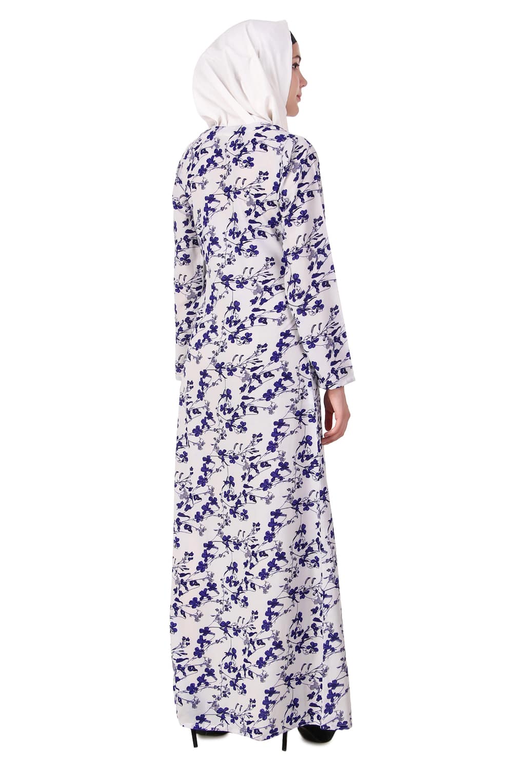 Printed Crepe Abaya AYP-134