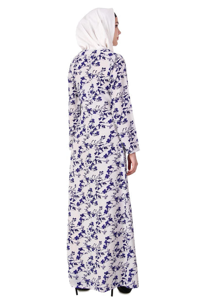 Printed Crepe Abaya AYP-134