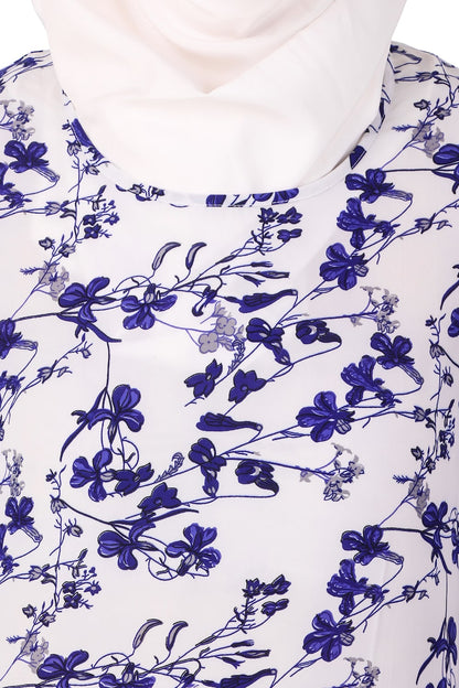 Printed Crepe Abaya AYP-134