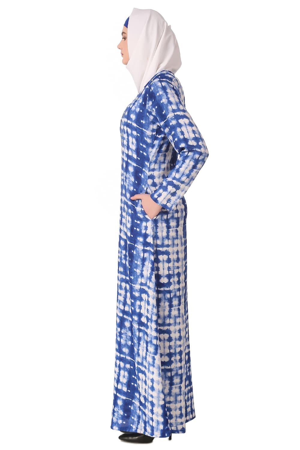 Printed Crepe Abaya AYP-137