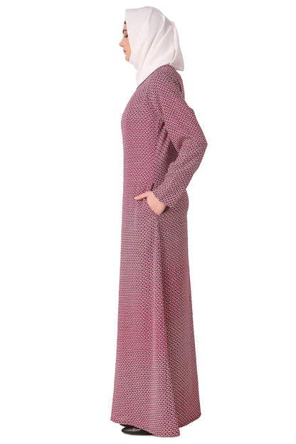 Printed Crepe Abaya AYP-140