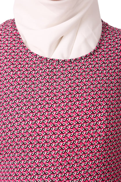 Printed Crepe Abaya AYP-140