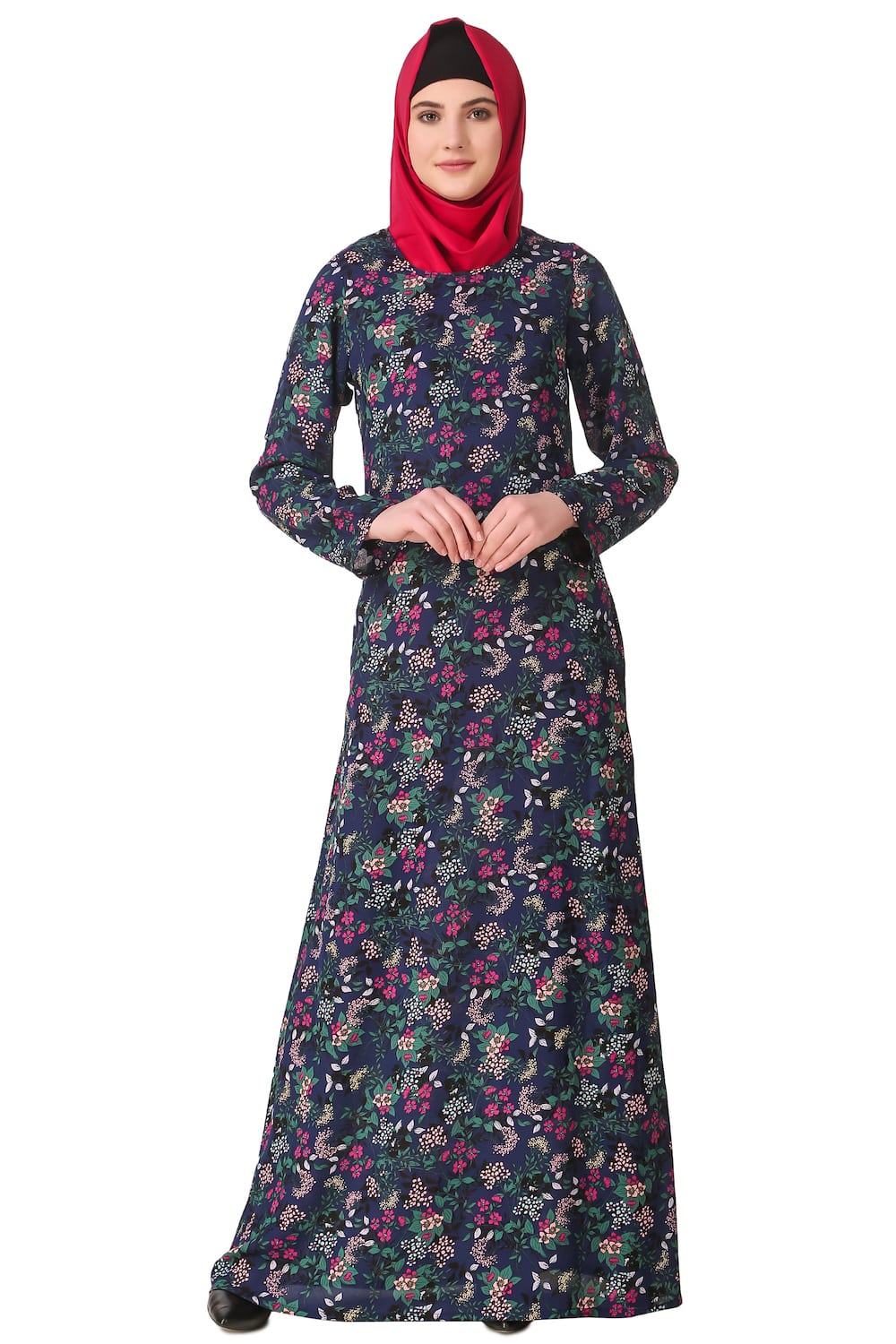 Printed Crepe Abaya AYP-145