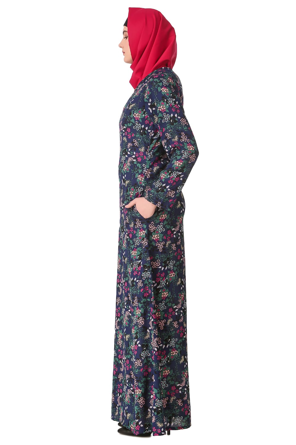 Printed Crepe Abaya AYP-145