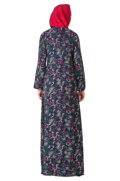 Printed Crepe Abaya AYP-145