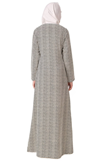 Printed Crepe Abaya AYP-146