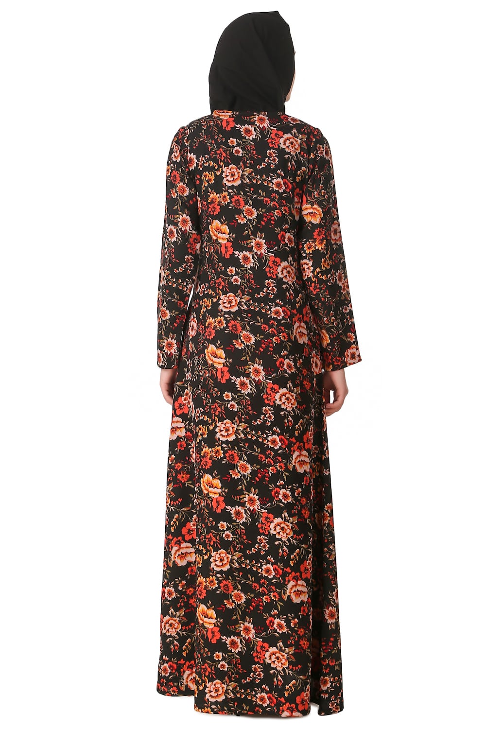 Printed Crepe Abaya AYP-153