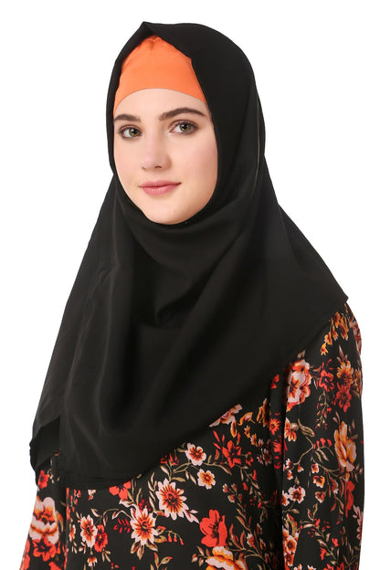 Printed Crepe Abaya AYP-153