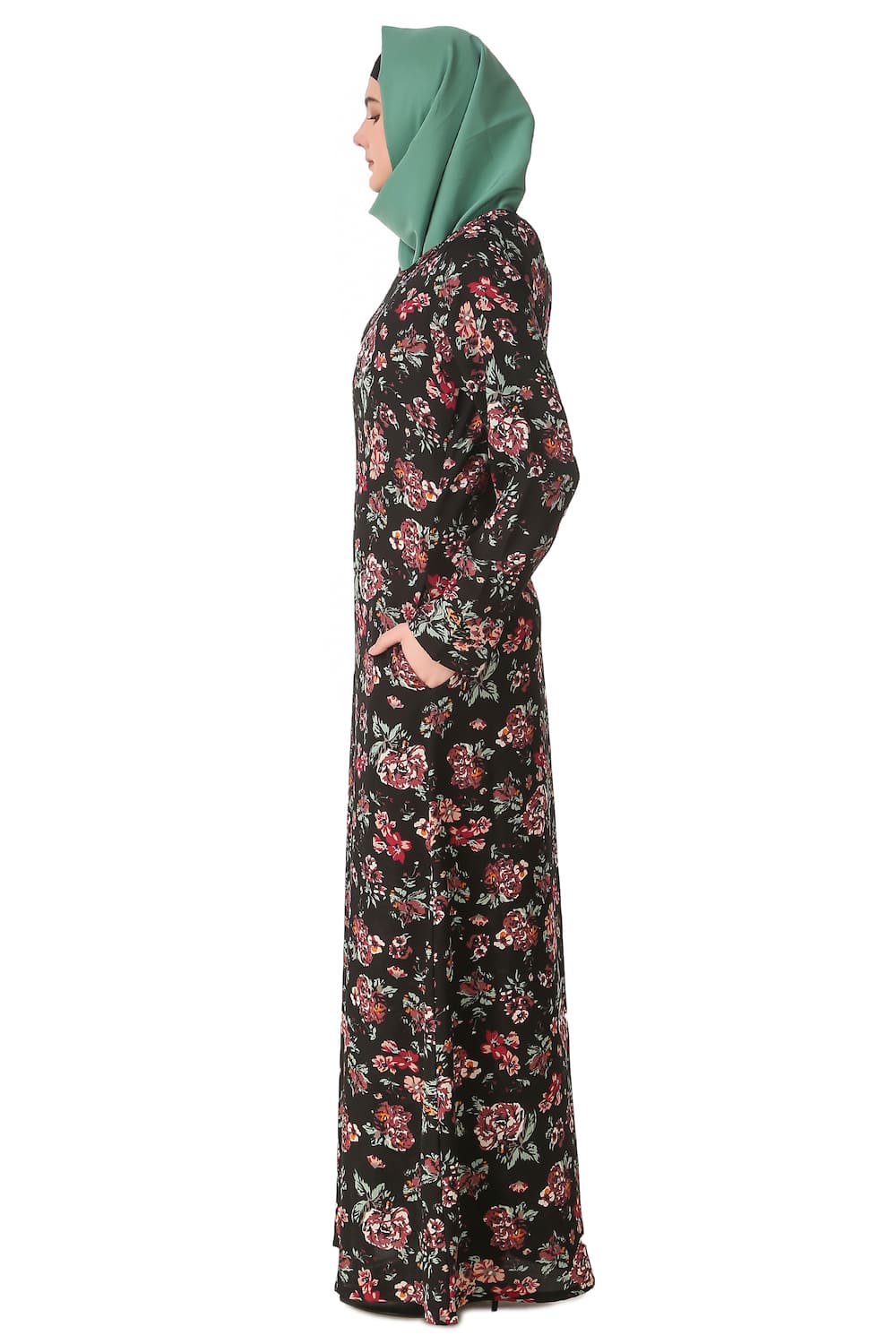 Printed Crepe Abaya AYP-154