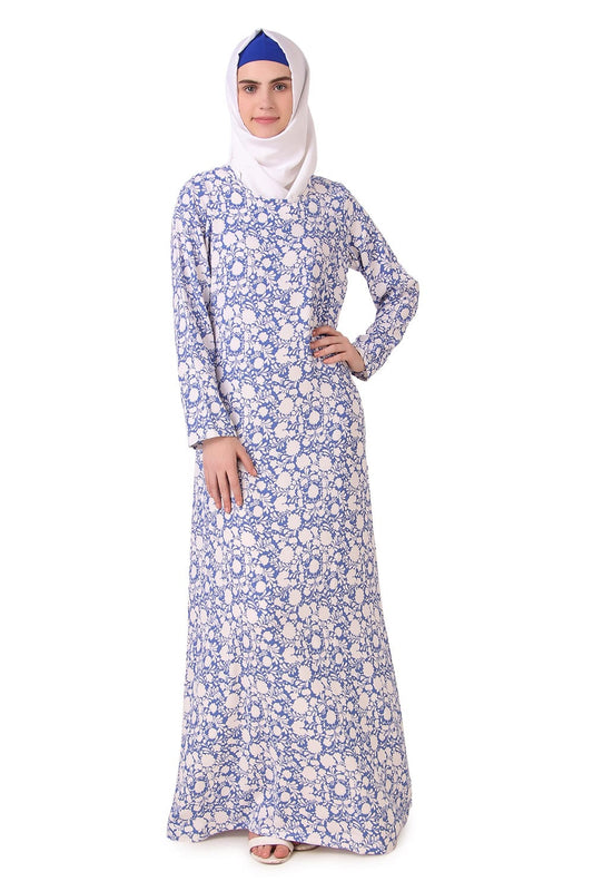 Printed Crepe Abaya AYP-157