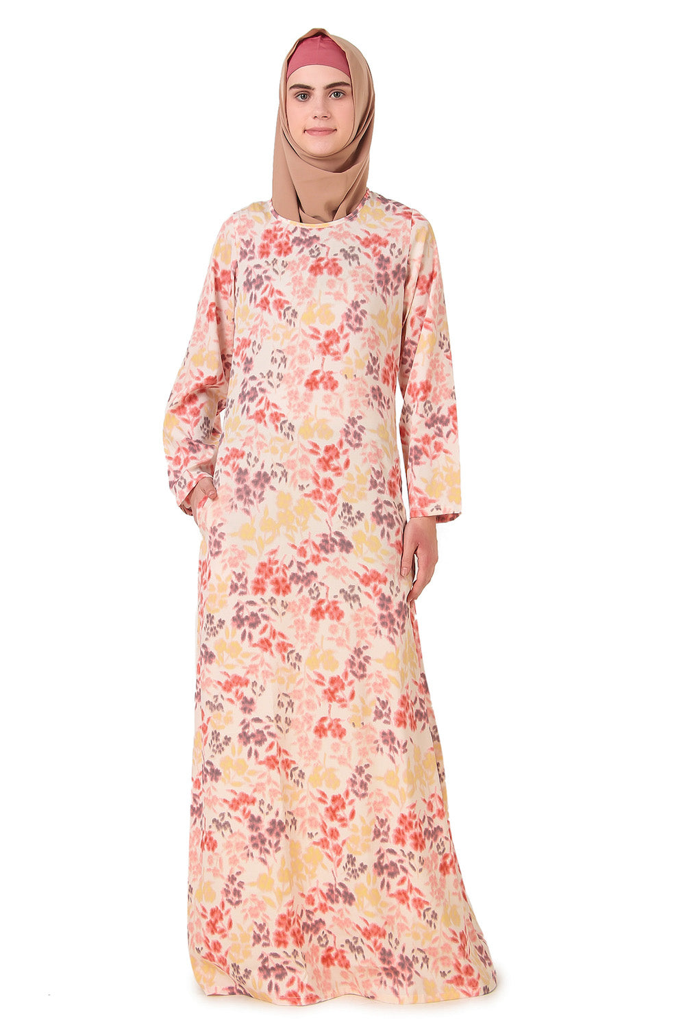 Printed Crepe Abaya AYP-171