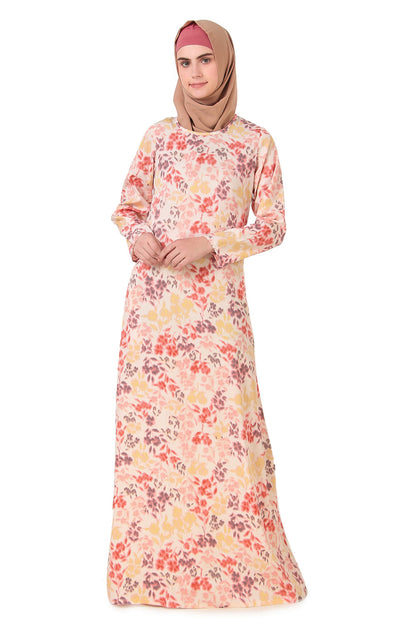 Printed Crepe Abaya AYP-171