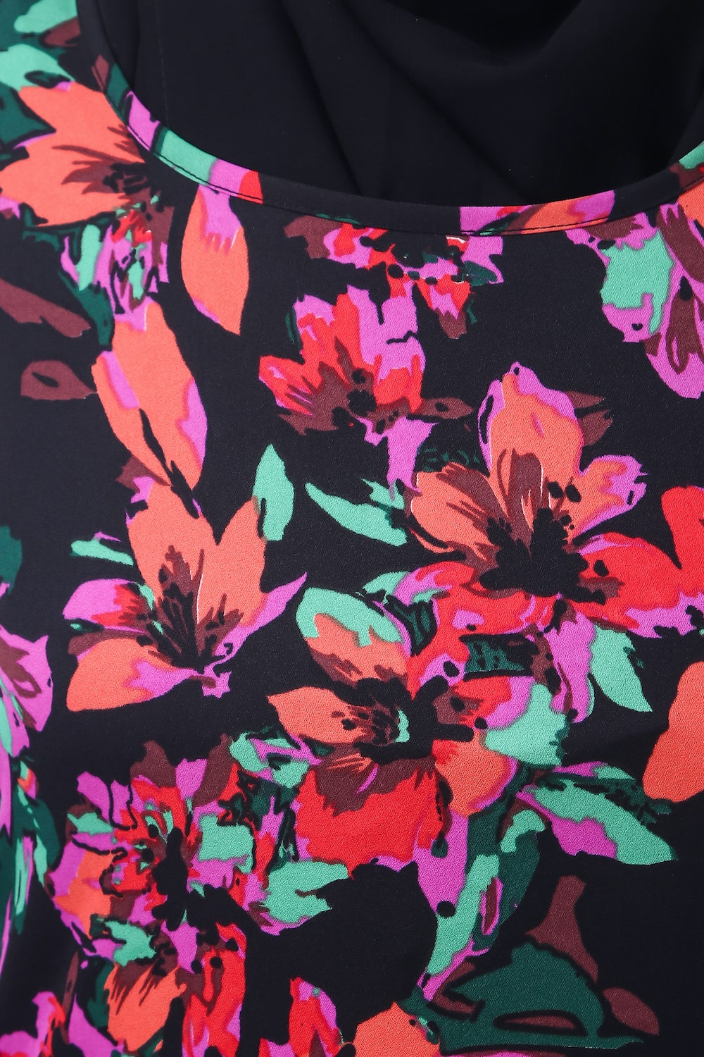 Printed Crepe Abaya AYP-180